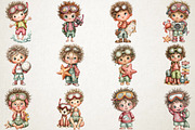 Whimsical Boy Snorkel Summer Clipart, an Illustration by RobertsArt (Thumbnail 3 of 5)