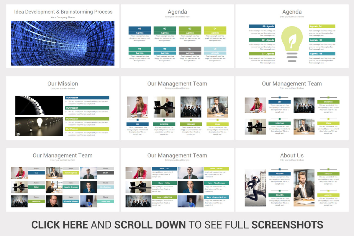 Idea Development Google Slide, a Presentation Template by OceanArt (Photo 5 of 14)