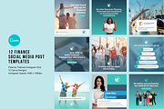 12 Finance Social Media Templates