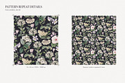 Pastel Botanical Pattern and Plants, a Pattern Graphic by likorbut (Thumbnail 3 of 11)