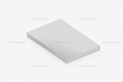 Half Letter Soft Cover Book Mockup, a Books & Magazine Mockup by SimplDesign (Thumbnail 4 of 13)