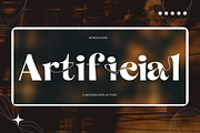 Artificial | Modern Elegant Font, a Sans Serif Font by 177Studio (Thumbnail 1 of 8)