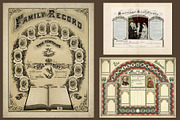 Antique Marriage Certificates -Blank, a Texture Graphic by Blue Line Design (Thumbnail 10 of 11)