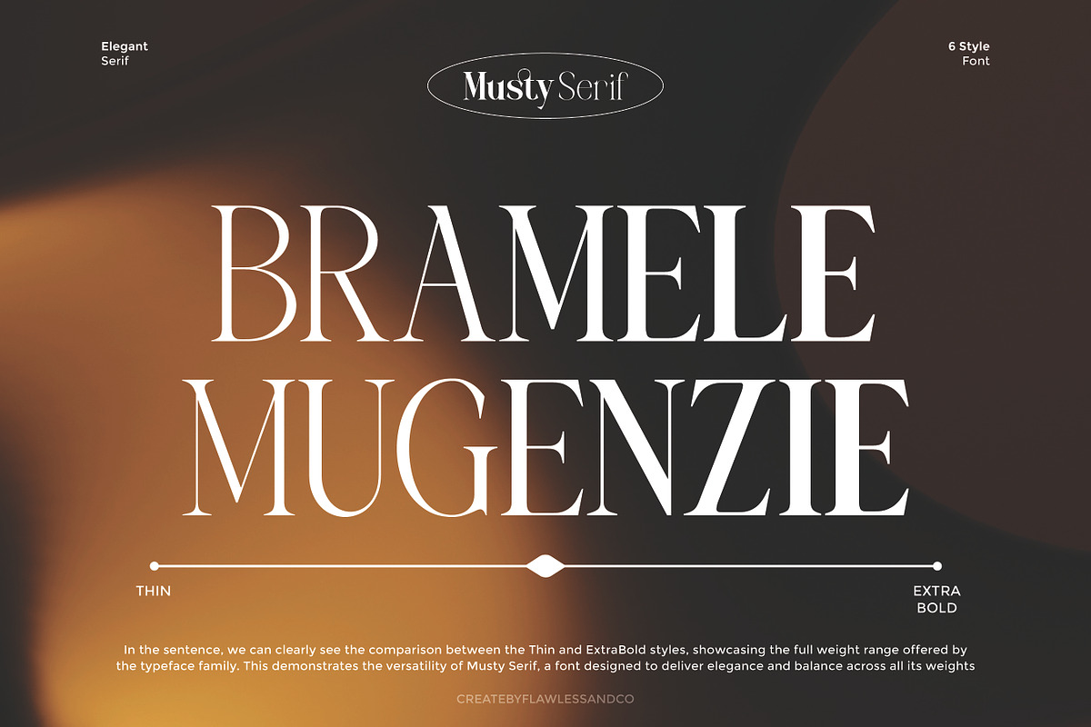 Mustyserif - Family Serif Font, a Serif Font by Flawless And Co (Photo 3 of 10)
