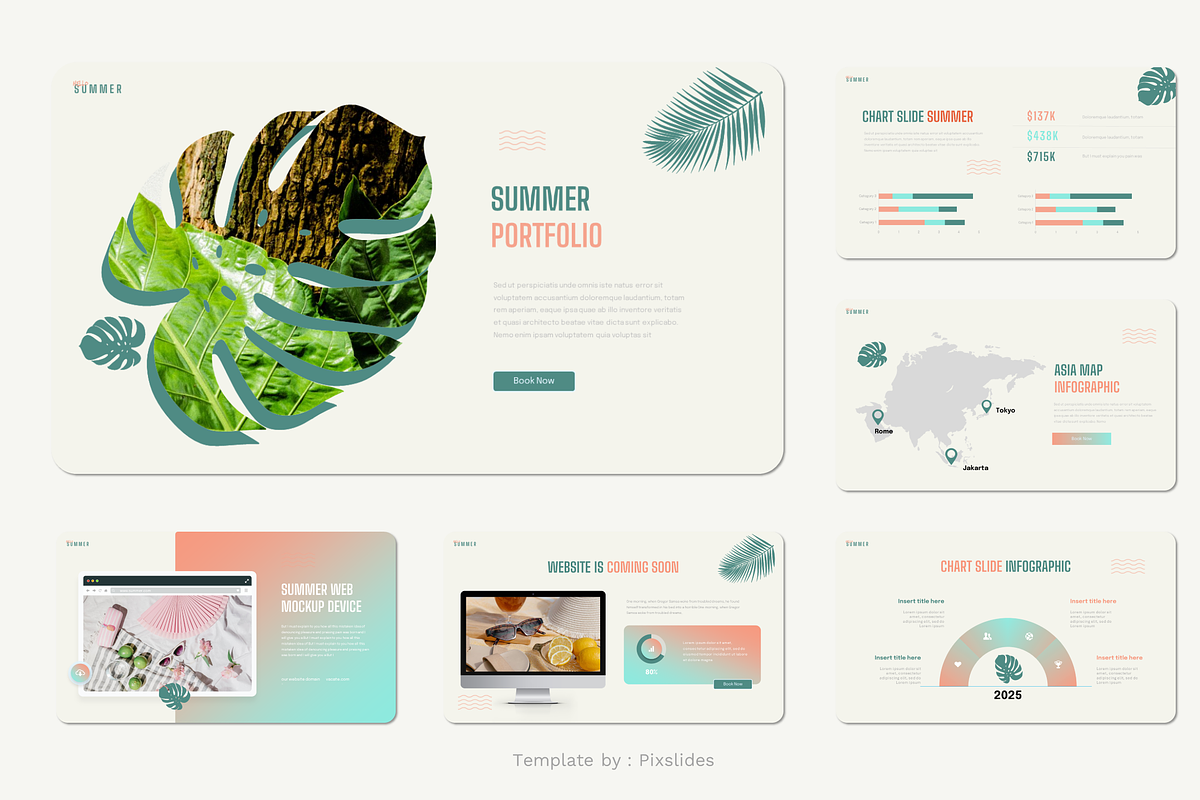 Hello Summer Keynote, a Presentation Template by Pixslides (Photo 5 of 6)