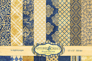 Royal Decree:Blue And Gold Digi Pack