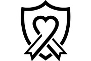 Black Awareness Ribbon Icon Set, a Healthcare Illustration by Artivon (Thumbnail 25 of 51)