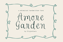 Amore Garden – Romantic Font