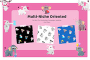 Elephant Cartoon Stickers, an Emoji Icon by Vectors Market (Thumbnail 4 of 6)