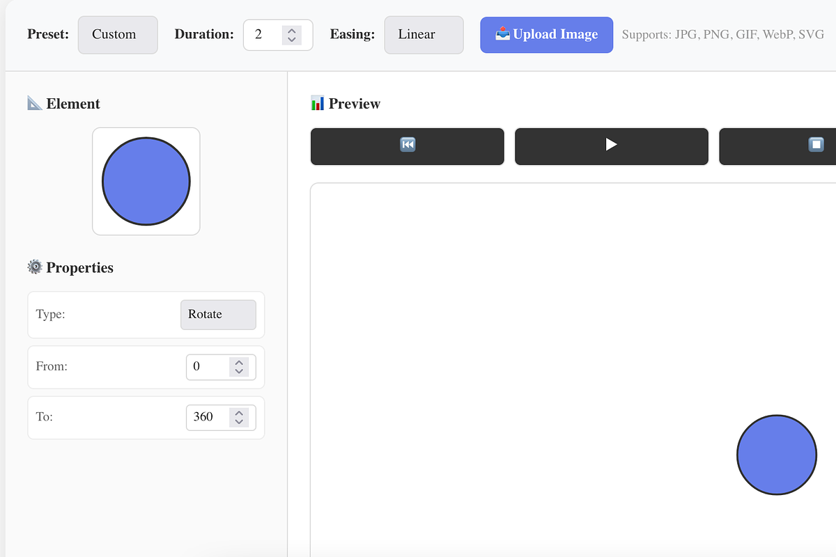 SVG Animation Maker Online, a Solid Icon by EffectMatrix (Photo 2 of 4)