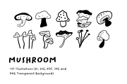 37+ Hand-Drawn Mushroom Illustration, an Object Illustration by The Journey Atelier (Thumbnail 3 of 5)