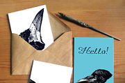 Raven vintage illustrations, an Animal Illustration by zurzur (Thumbnail 3 of 3)
