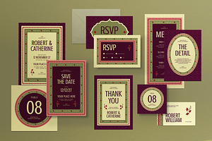 Wedding Invitation Set