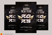 New Year Party Flyer Template, a Flyer Template by Satgur Graphic Design (Thumbnail 1 of 3)