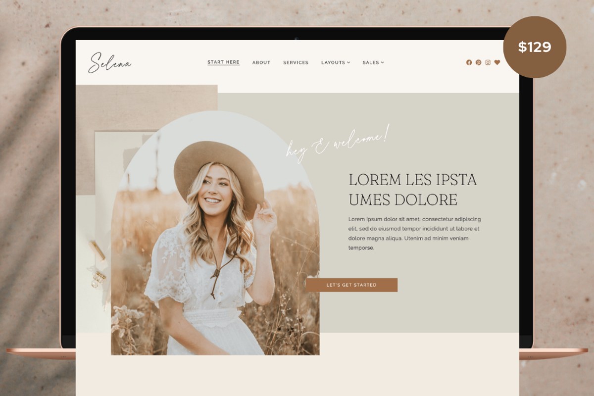 Selena - With Free Elementor, a WordPress Template by Pix & Hue (Photo 1 of 4)