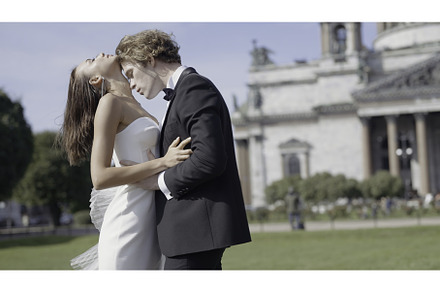 Beautiful newlyweds. Action. A, a Person Photo by Media Whale Stock