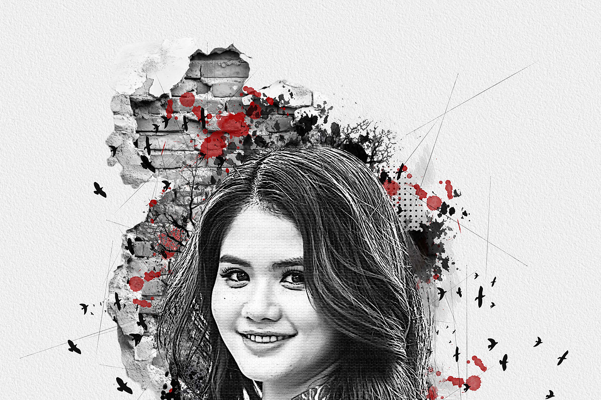 Canvas Artistic Portrait Effects, an Action Add-On by MRI STUDIO (Photo 14 of 15)