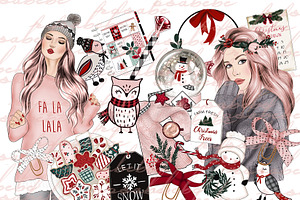 Christmas Clip Art Set