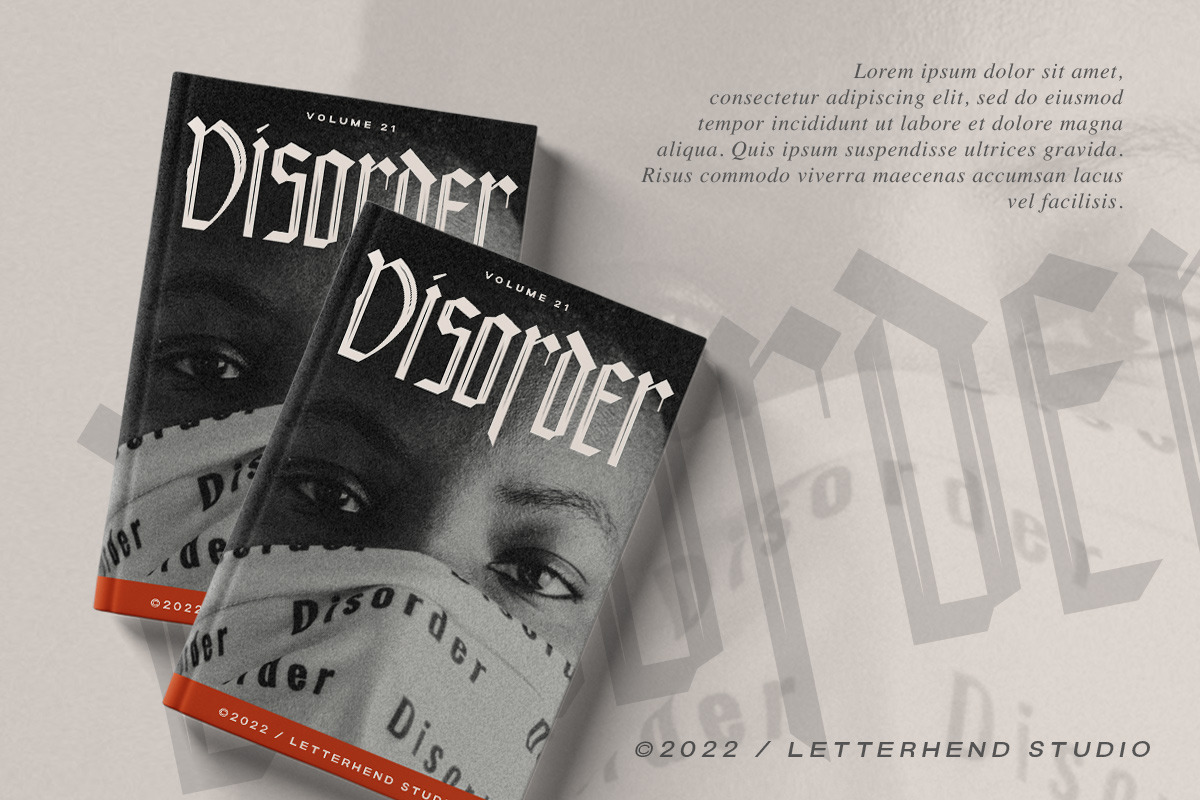Gargamoth - Blackletter Typeface, a Blackletter Font by Letterhend Studio (Photo 6 of 8)