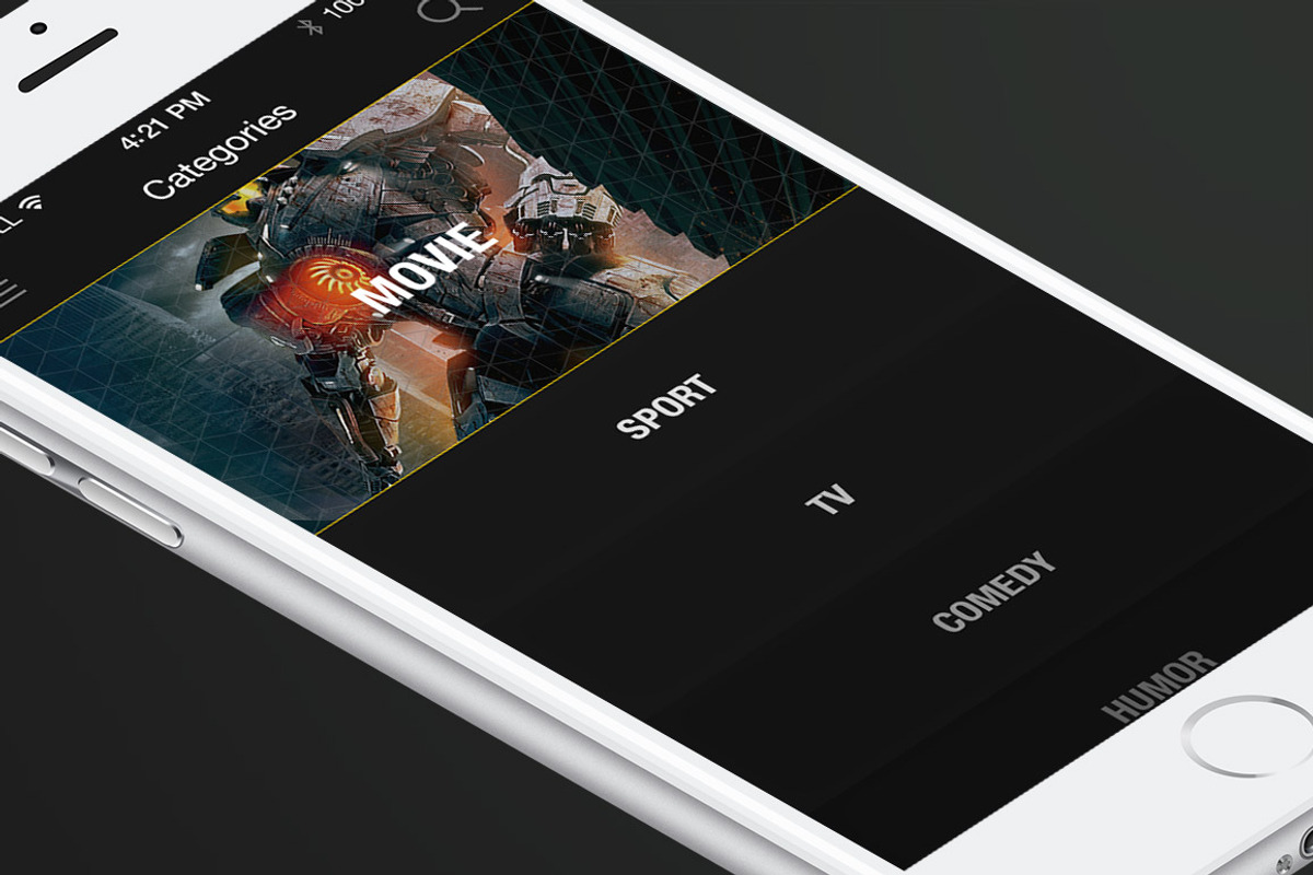 Video App Template for iPhone, a Templates & Theme by Made by Rheon (Photo 4 of 5)