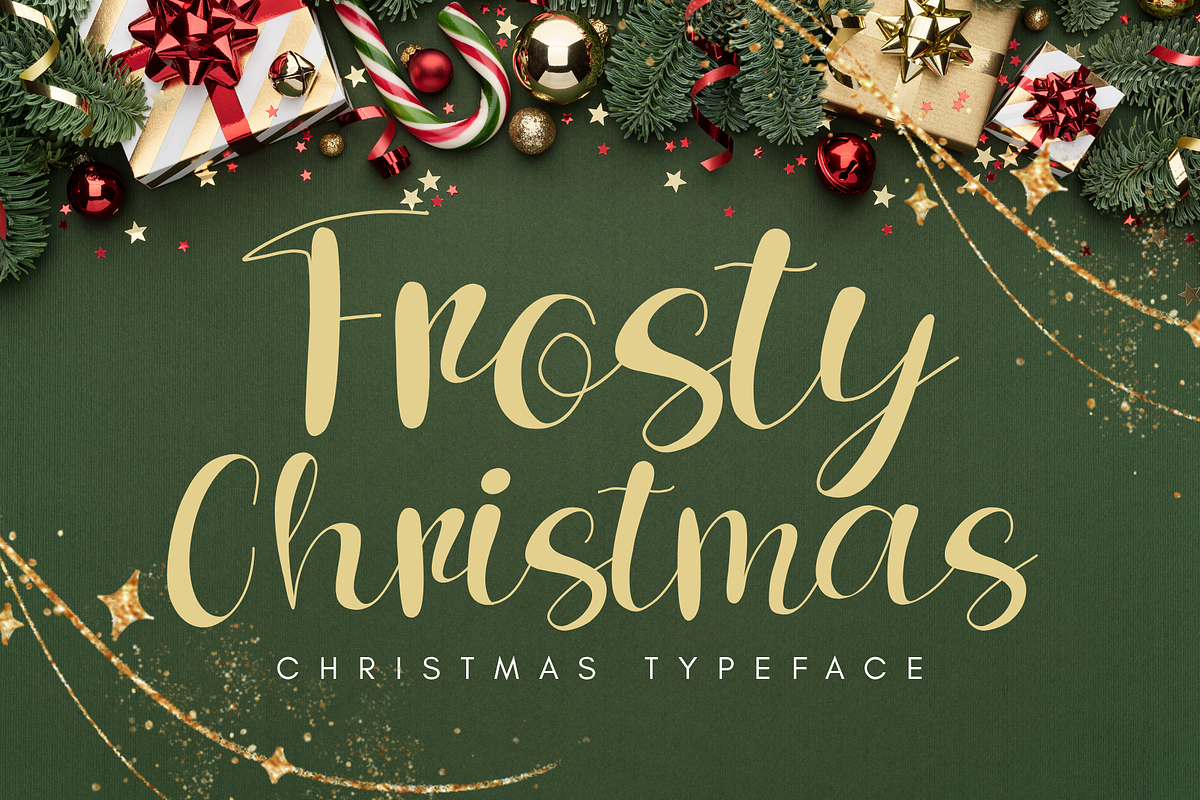 Frosty Christmas handwritten script, a Script Font by Brown Cupple (Photo 1 of 12)