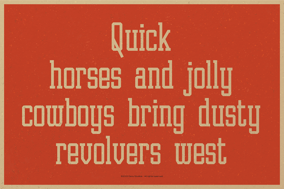 Nopsan | Condensed Display Font, a Slab Serif Font by Denustudios (Photo 4 of 12)