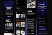 Ai Business Solutions figma template, a Landing Page Template by Pixel Blend (Thumbnail 3 of 5)