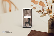 iPhone 12 Mockup, an iPhone Mockup by YurnalisPerix (Thumbnail 1 of 4)