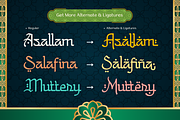Hilal Ramadhan, a Script Font by Sronstudio (Thumbnail 2 of 16)