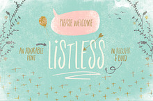Listless Font Typeface