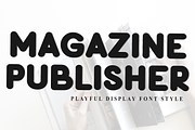 Magazine Publisher, a Script Font by FreshTypeINK (Thumbnail 1 of 8)