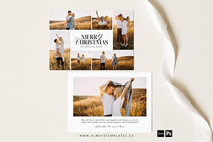 Christmas Card Template CC177