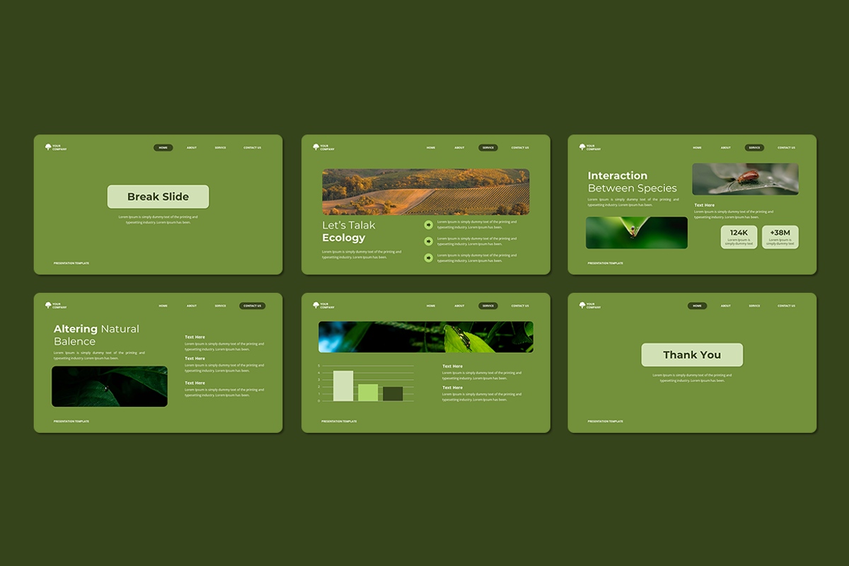Ecosystem Education Keynote Template, a Presentation Template by QR Design Studio (Photo 3 of 3)