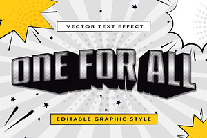 3D Comic Styled Text Effect, a Templates & Theme by studiogstock