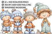 Whimsical Cute Christmas Boy Sublima, an Illustration by Pixels.Craft (Thumbnail 4 of 6)