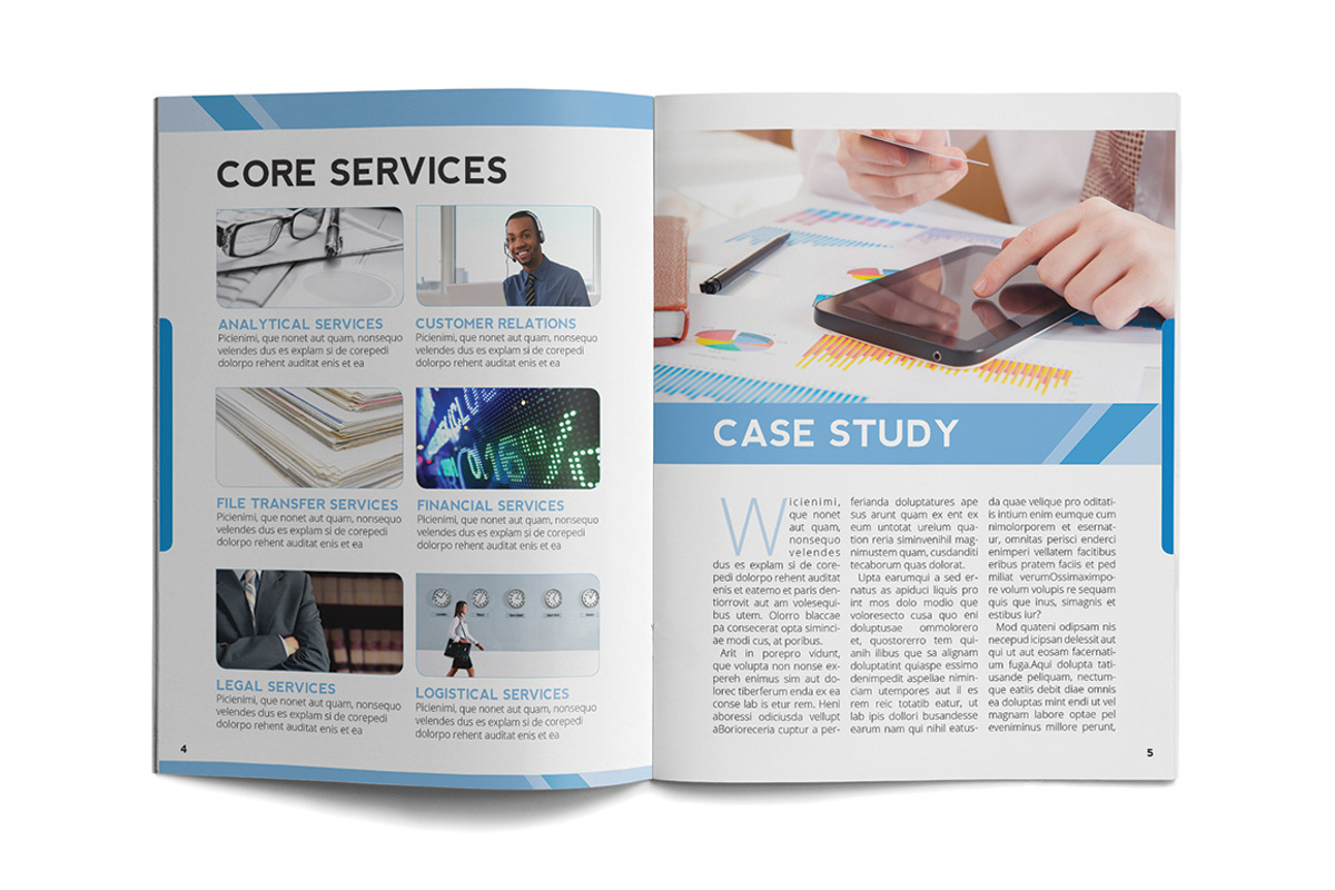 Corporate Multipurpose Brochure, a Brochure Template by MitchLinhardt (Photo 3 of 5)
