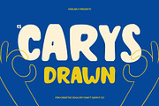 CS Carys Drawn, a Sans Serif Font by Craft Supply Co. (Thumbnail 1 of 8)