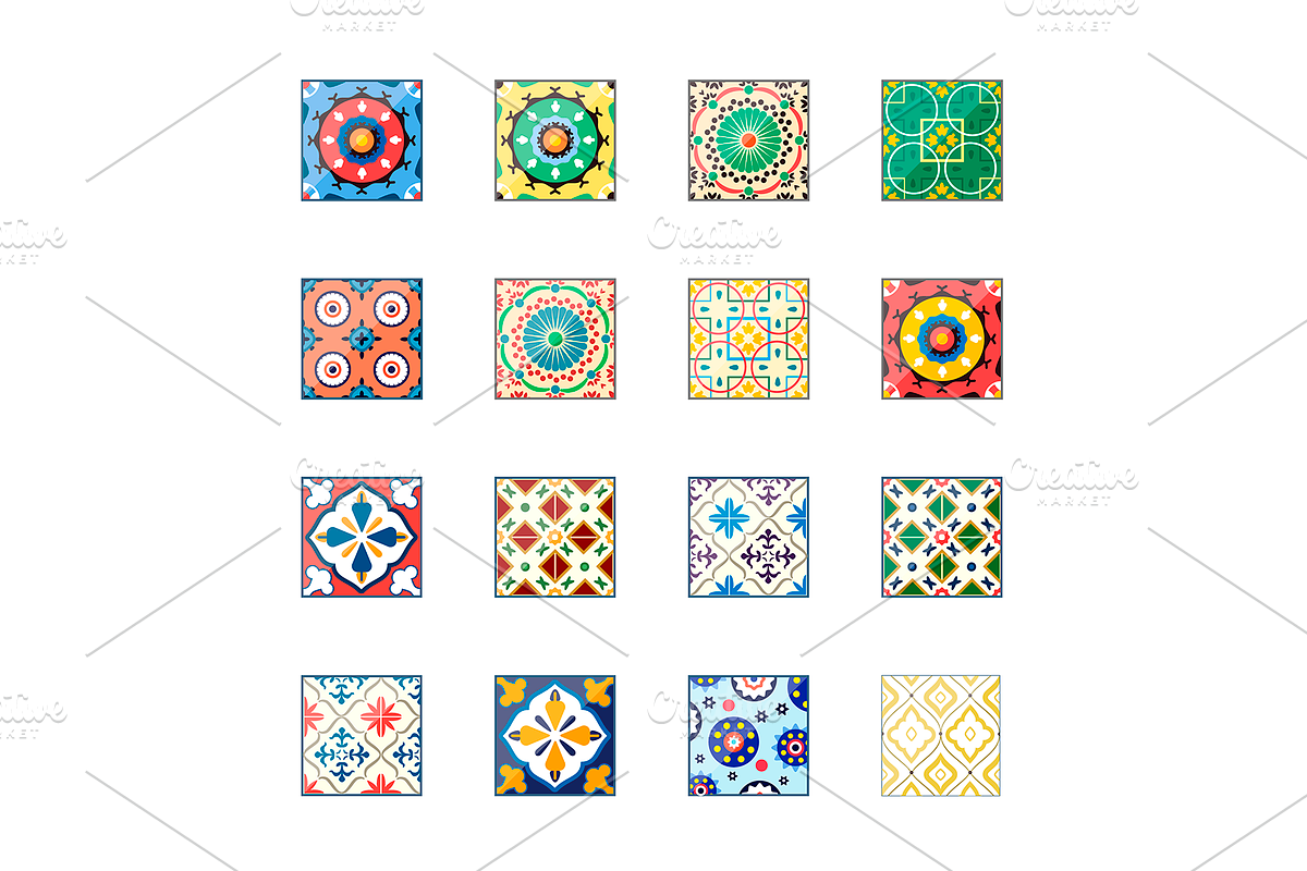Azulejo Pattern VECTOR. Moroccan, a Pattern Graphic by Natalka Dmitrova art (Photo 13 of 29)