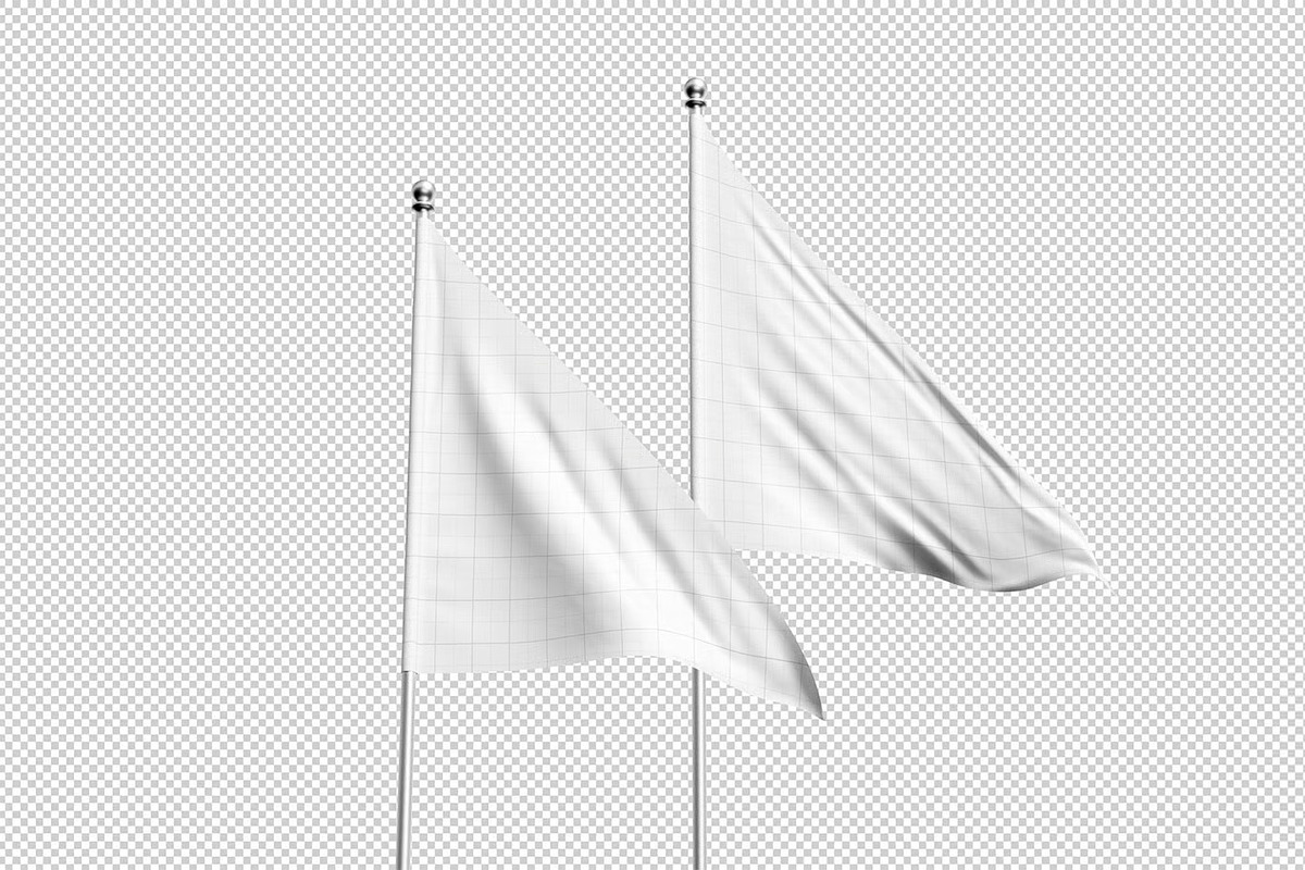 Flag Mockup, an Advertising Mockup by zpackcreative (Photo 6 of 7)
