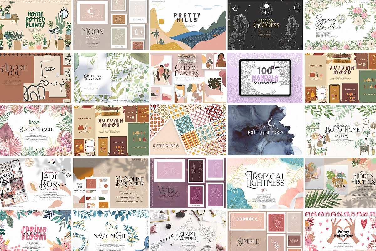 WHOLE SHOP 13969 BUNDLE, an Object Illustration by BilberryCreates (Photo 8 of 70)