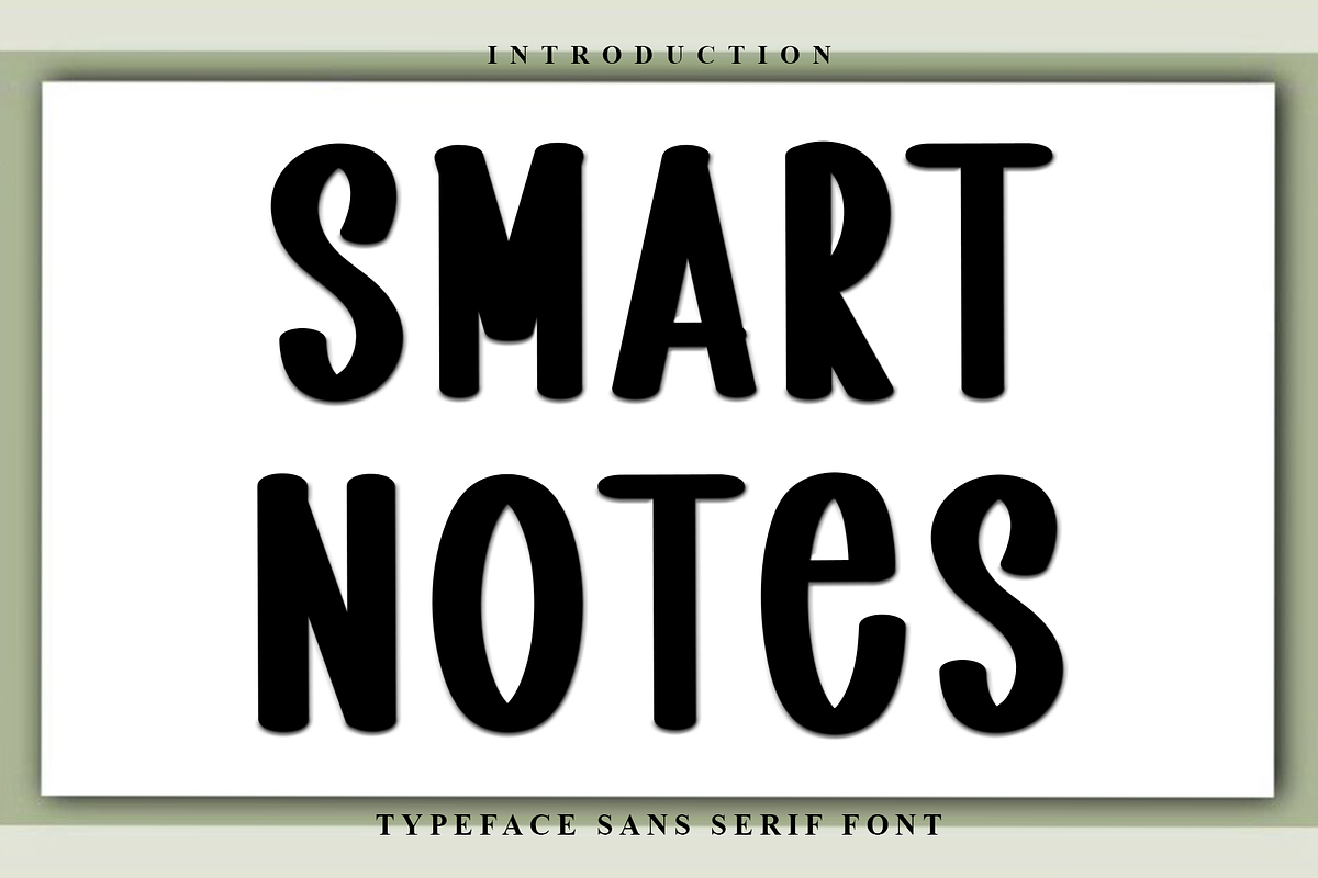 Smart Notes, a Script Font by InermediaSTUDIO (Photo 1 of 6)