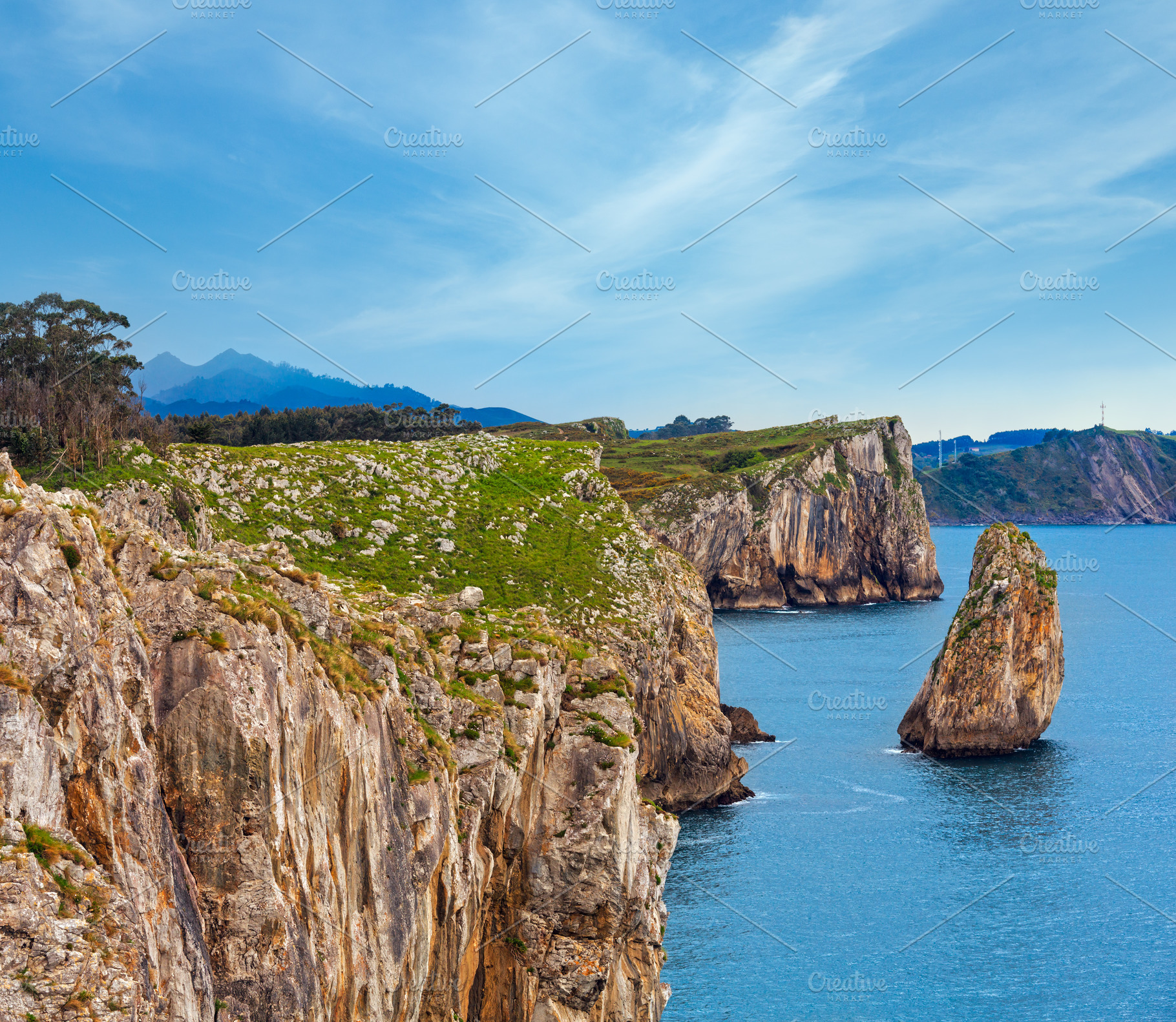 Bay of Biscay rocky coast, Spain., a Nature Photo by YuriyB