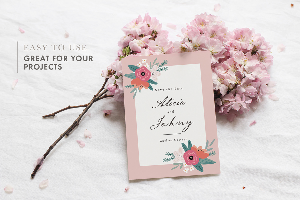 Spring Sakura mockups set, a Merchandise Mockup by Tabita's shop (Photo 2 of 9)