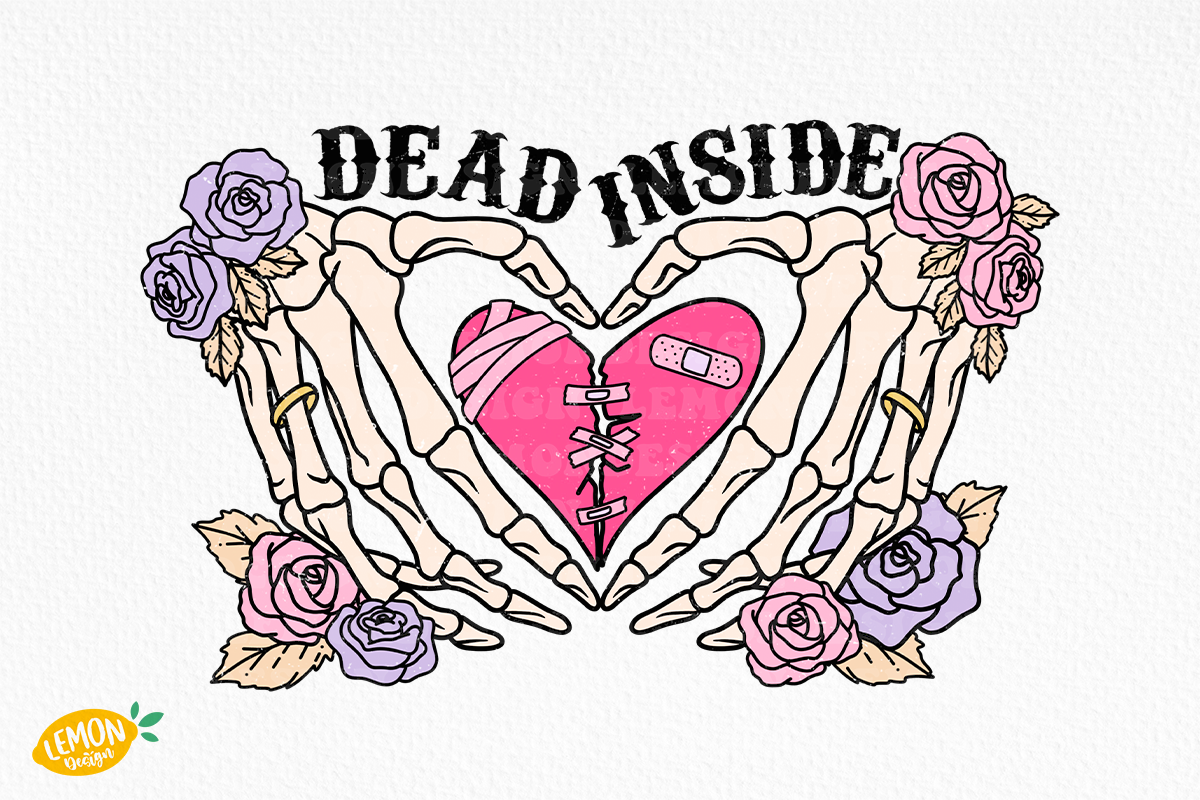 Skeleton Valentine Sublimation, a Seasonal Illustration by LemonDesign (Photo 7 of 13)