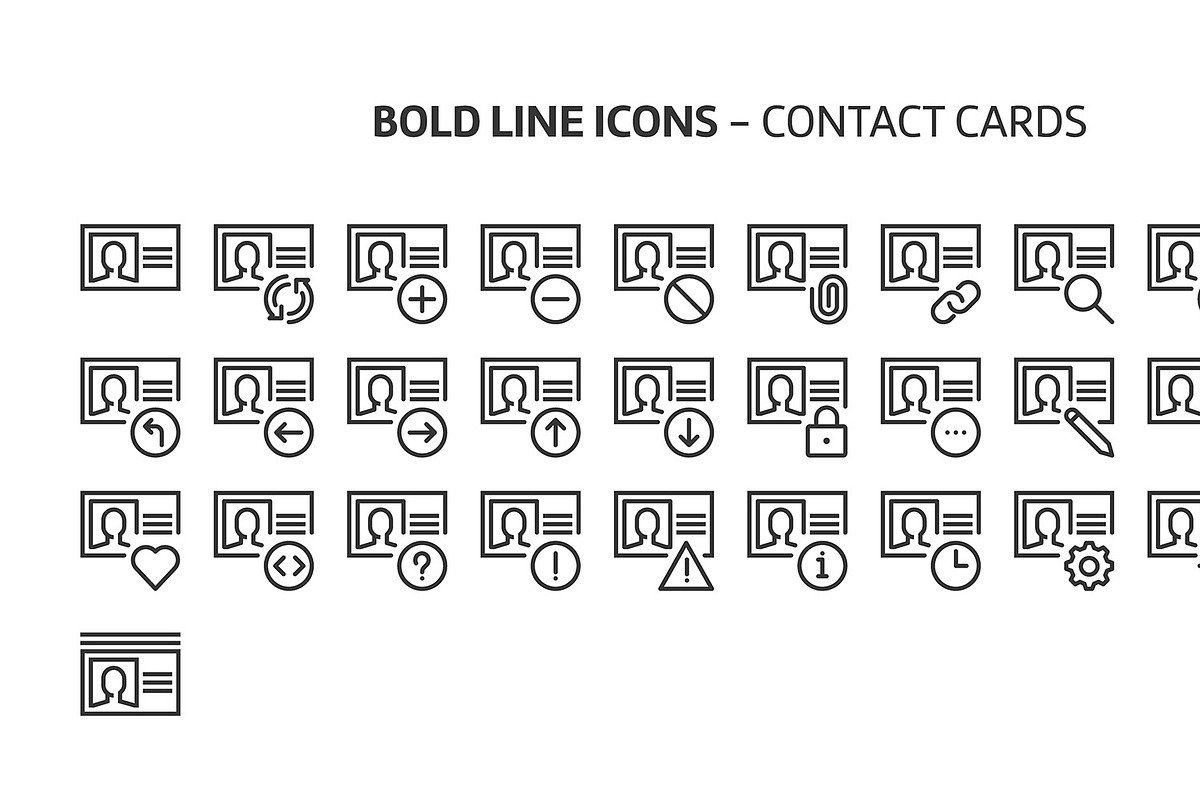 Bold Line Icons, an Outline Icon by Howcolour (Photo 137 of 151)