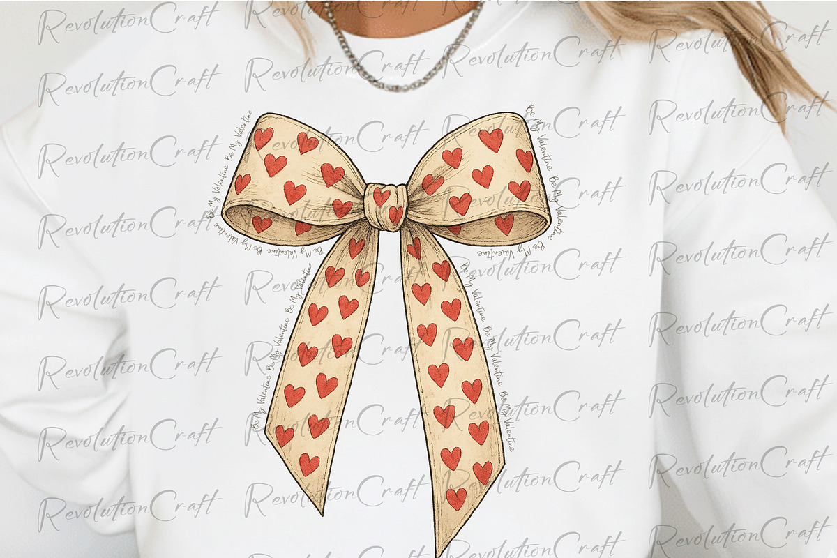 Be My Valentine Coquette Bow Png, an Illustration by OK Design (Photo 2 of 4)