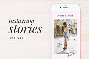 Instagram Stories Photoshop Pack