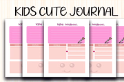 Kids Cute Journal, a Brochure Template by Printable Treasure (Thumbnail 2 of 3)