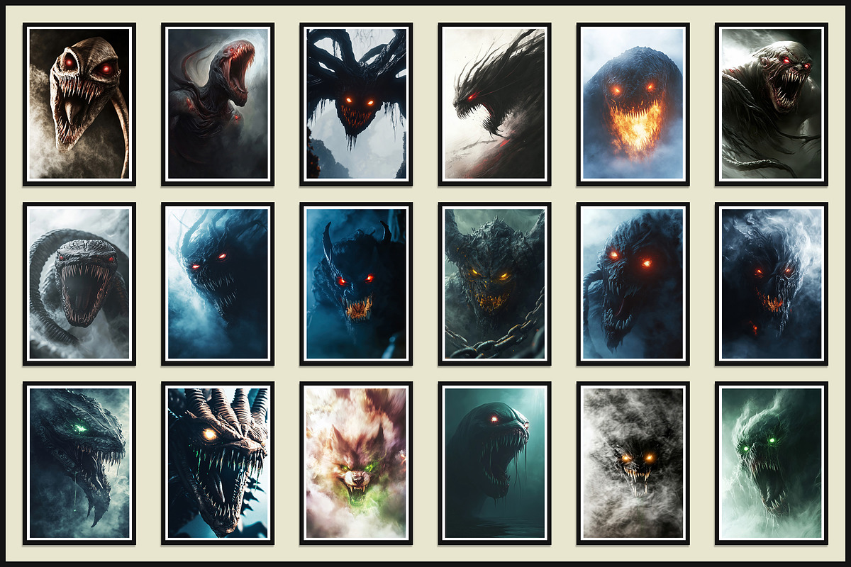Infernal Visions | Horror Bundle, a Poster Template by Amit Debnath (Photo 4 of 5)
