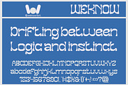 Sub Conscious font, a Font by weknow (Thumbnail 3 of 8)